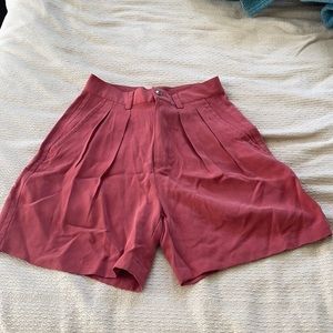 Tommy Bahama silk high wasted Bermuda shorts
